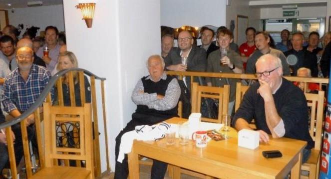  Eddie with Clive Rowlands - look at the crowds even behind them